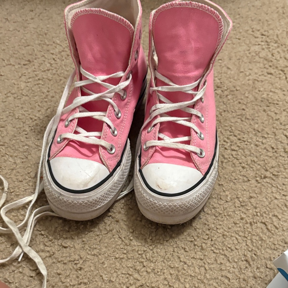 Converse Kids Pink High-Top Sneakers